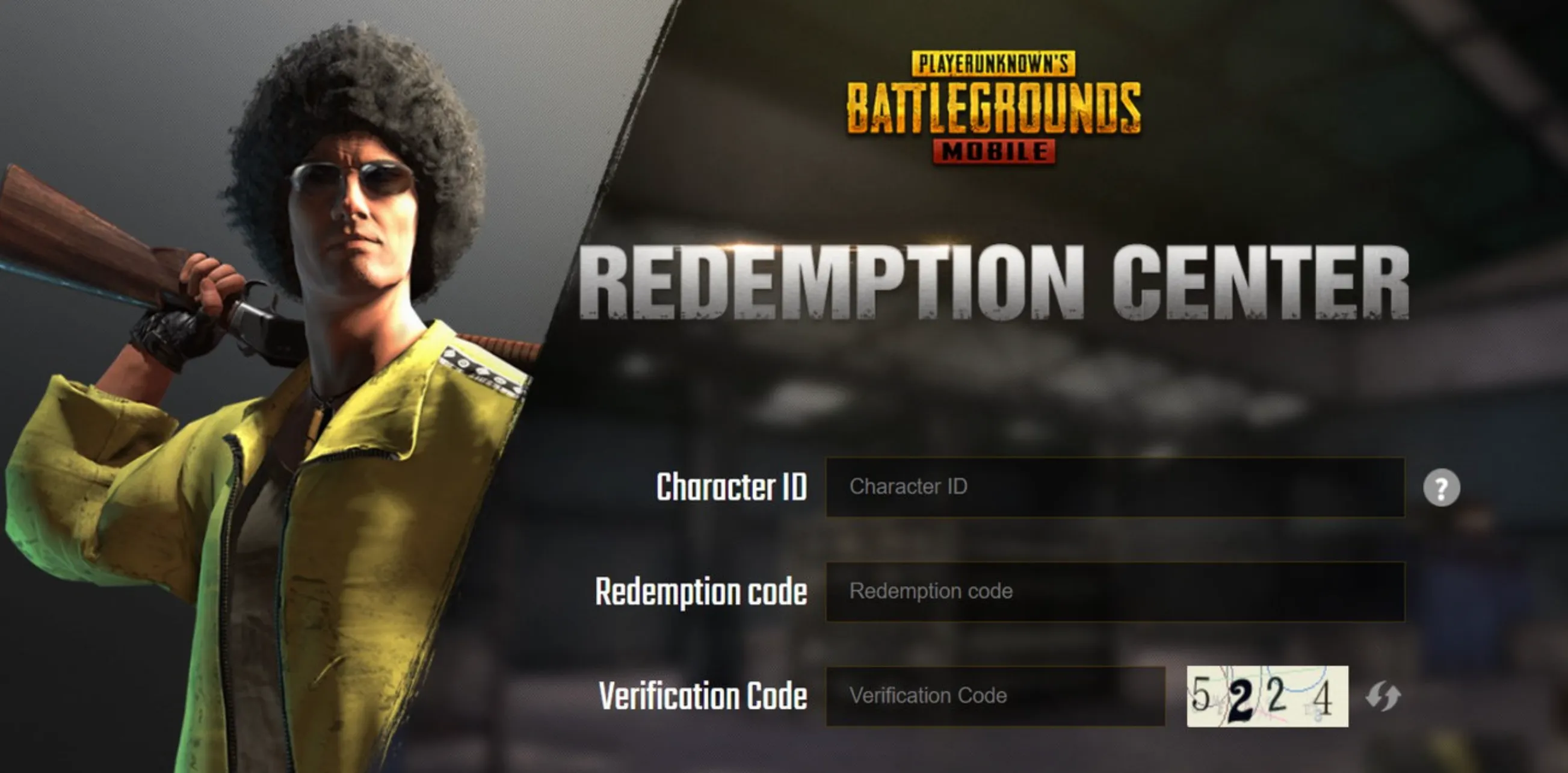 pubg mobile how to redeem codes